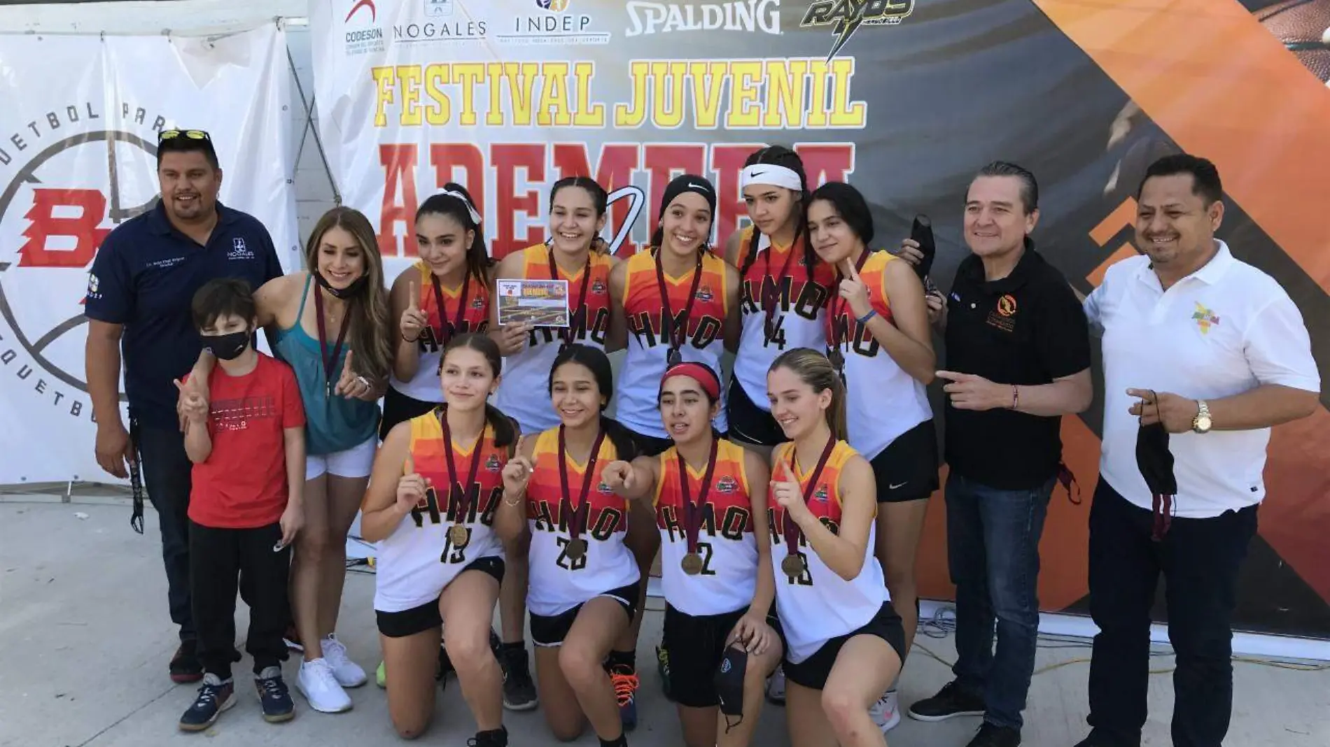 Hermosillo Campeón Cadetes Femenil             (Cortesía Ademeba Sonora)